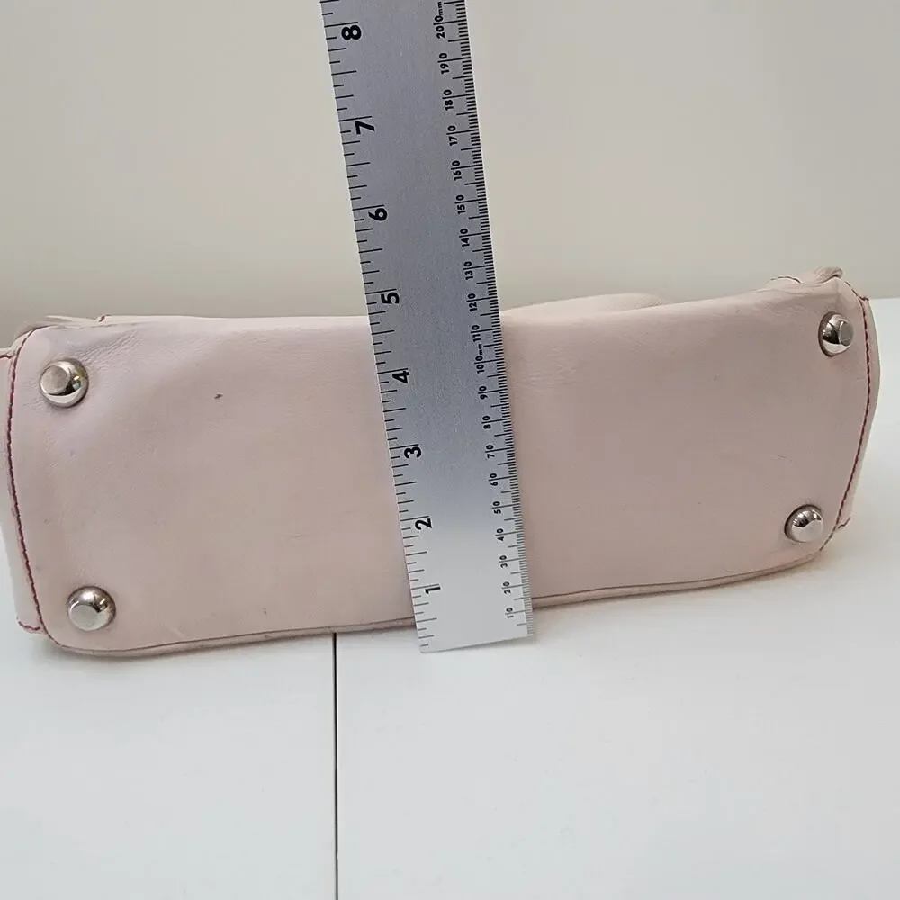 VTG Y2K Marc Jacobs Hobo Bag Leather Pockets Pink Shoulder Bag Lorelai Gilmore